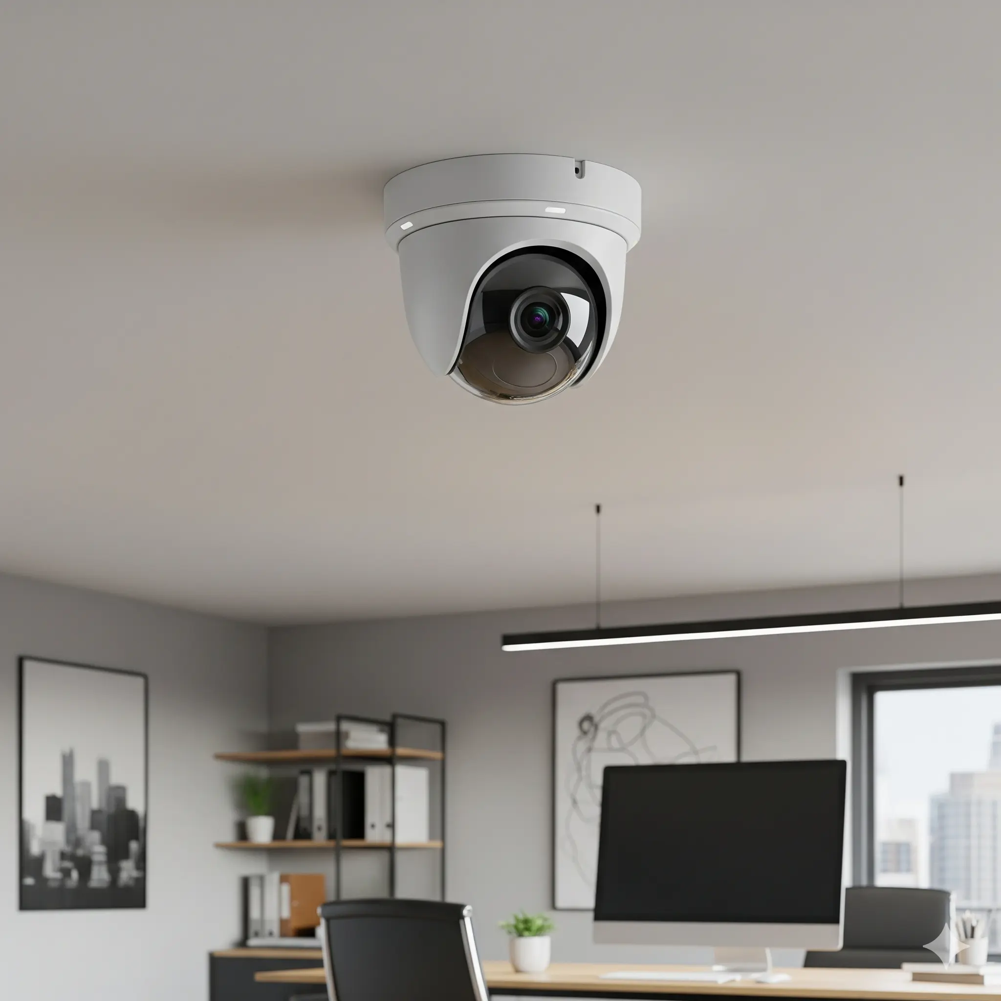 Fixed dome network camera for indoor surveillance