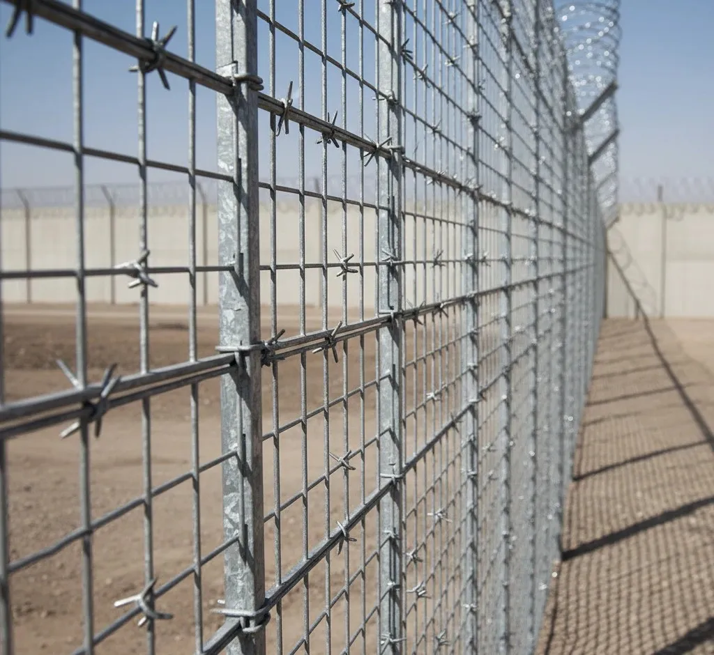 Galvanized Welded Razor Mesh